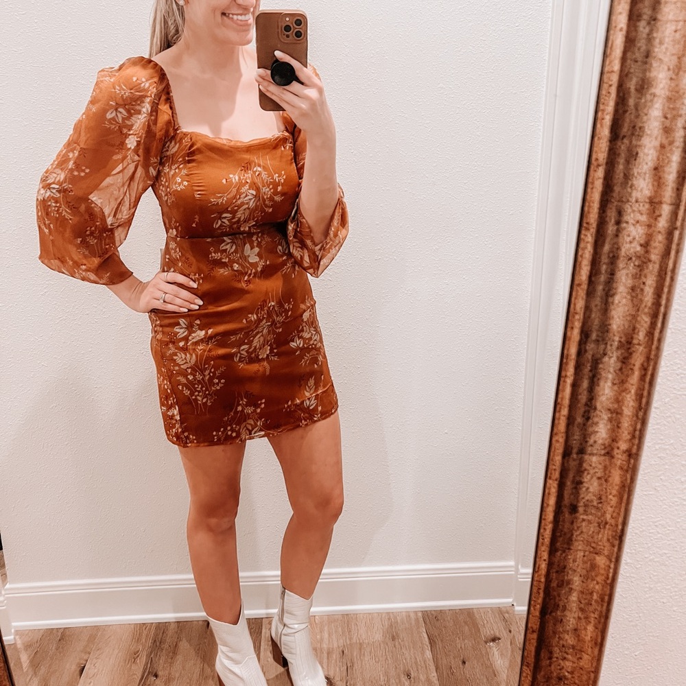 Forever 21 open back mini dress